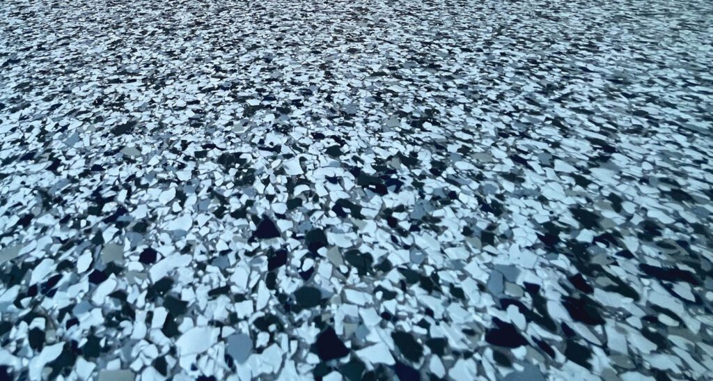 House Springs, MO Concrete full chip coating