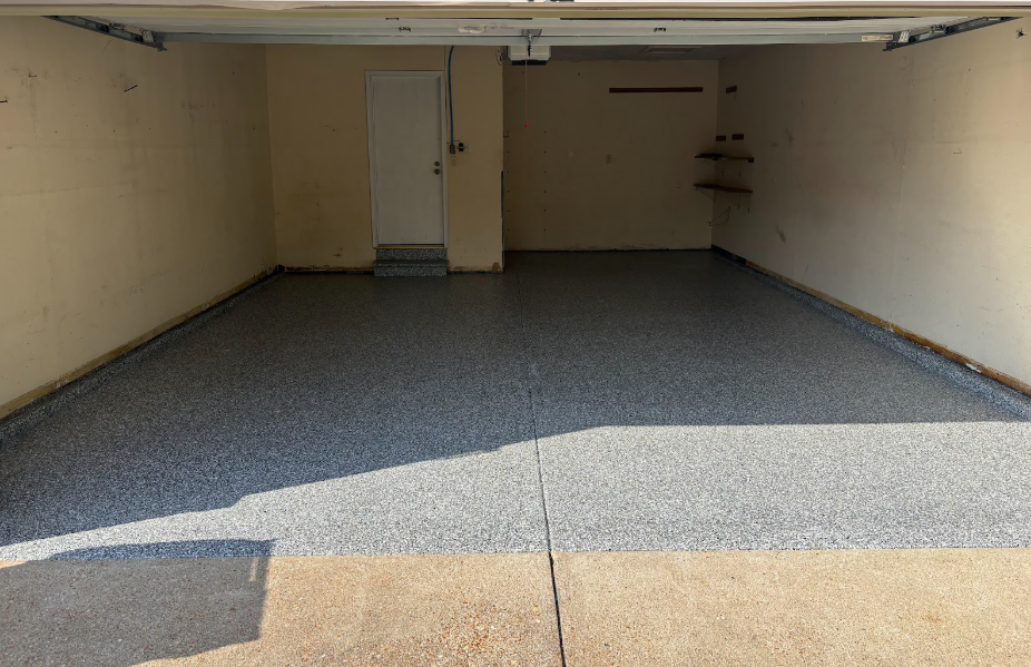 Floor Coating in a Garage in Fenton Missouri